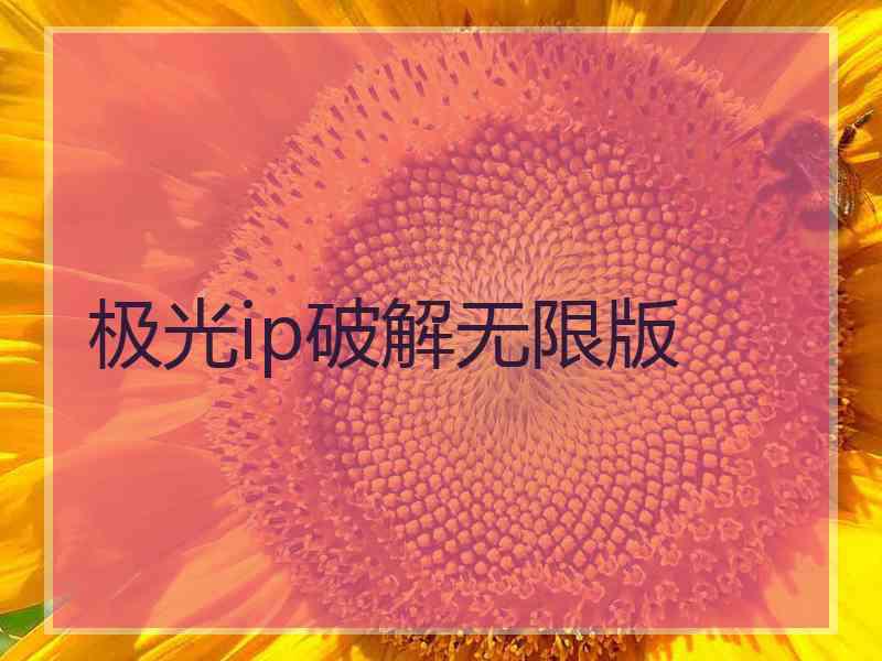 极光ip破解无限版