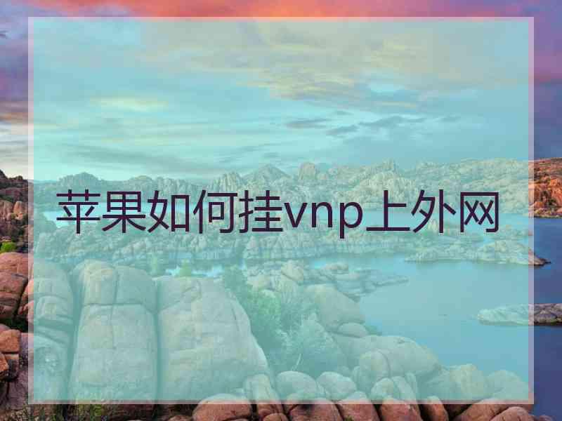 苹果如何挂vnp上外网