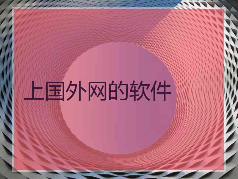 上国外网的软件