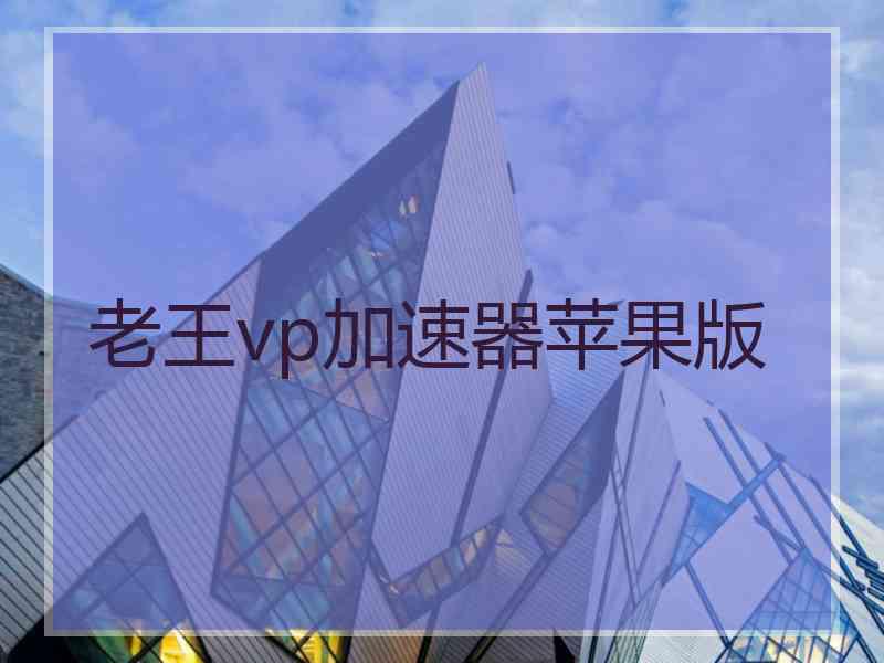老王vp加速器苹果版