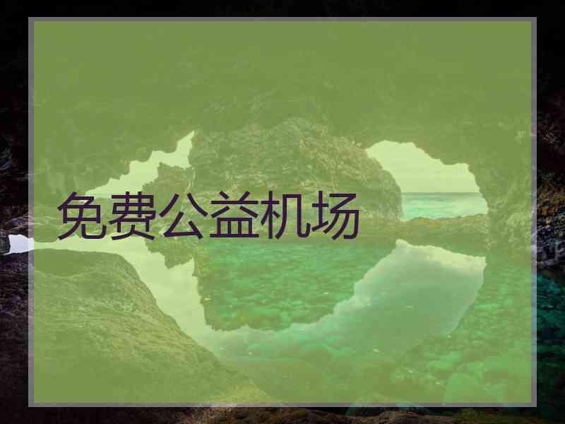 免费公益机场