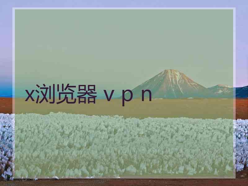 x浏览器 v p n