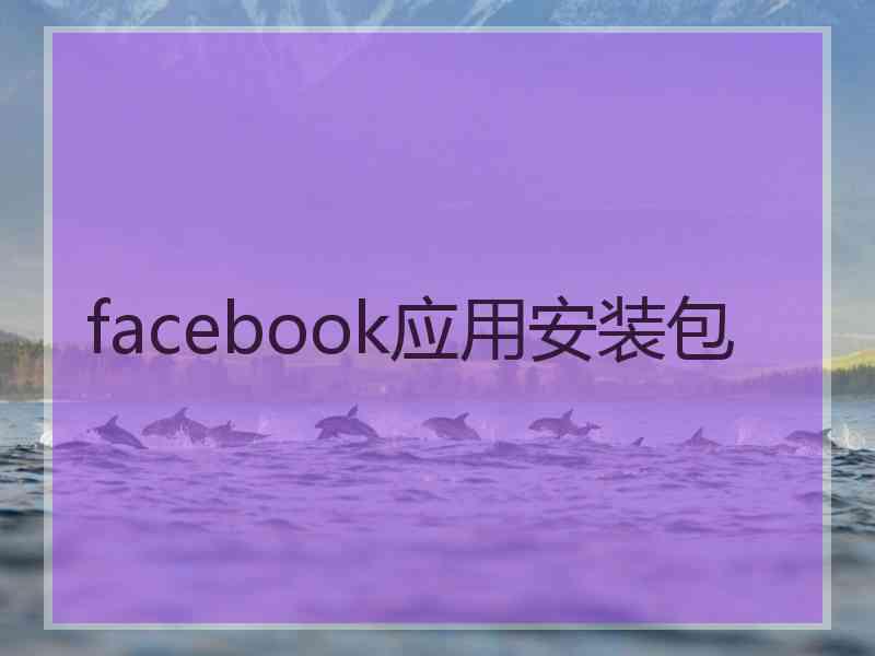 facebook应用安装包