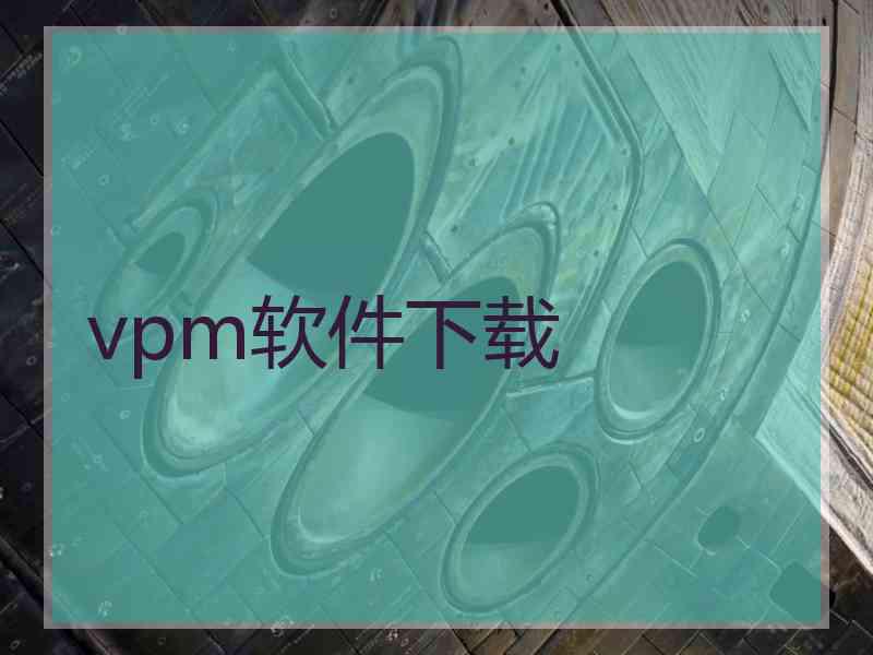 vpm软件下载